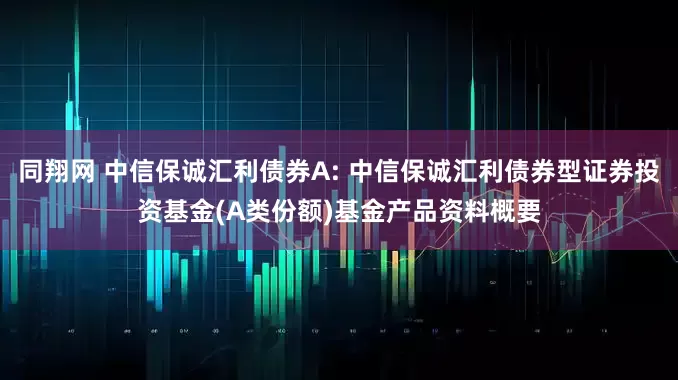 同翔网 中信保诚汇利债券A: 中信保诚汇利债券型证券投资基金(A类份额)基金产品资料概要